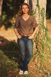 Tess Blouse - Driftwood