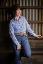 Arabella Shirt - Blue Stripe