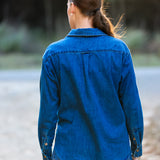 Billie Womens Oversized Denim Shirt | Boyfriend Fit