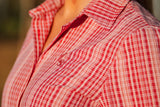 Ivy Shirt - Pink & Red Check