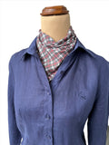 Neck Scarf - Green & Red Plaid