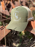 Cap - Green Linen