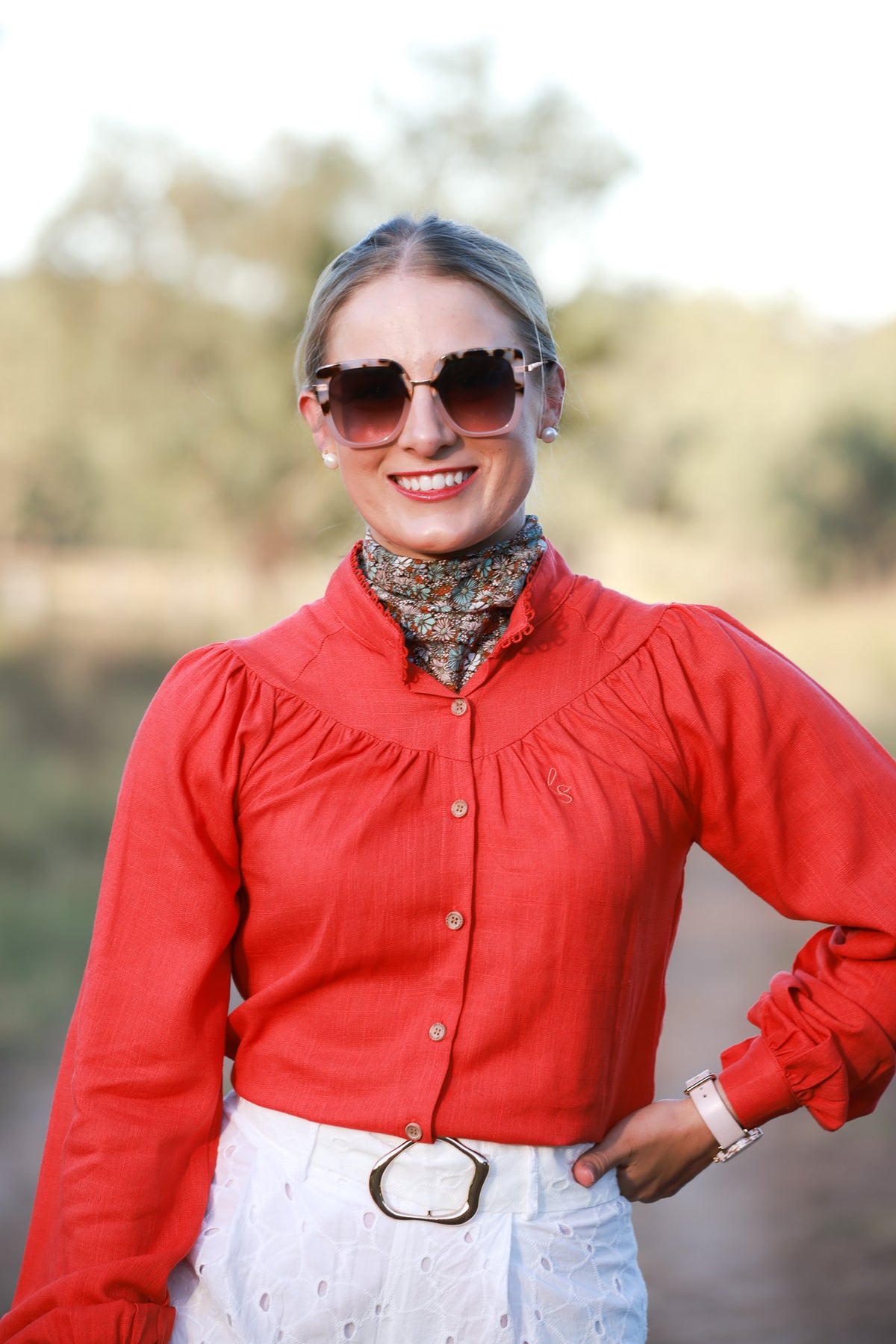 Callie Top - Coral