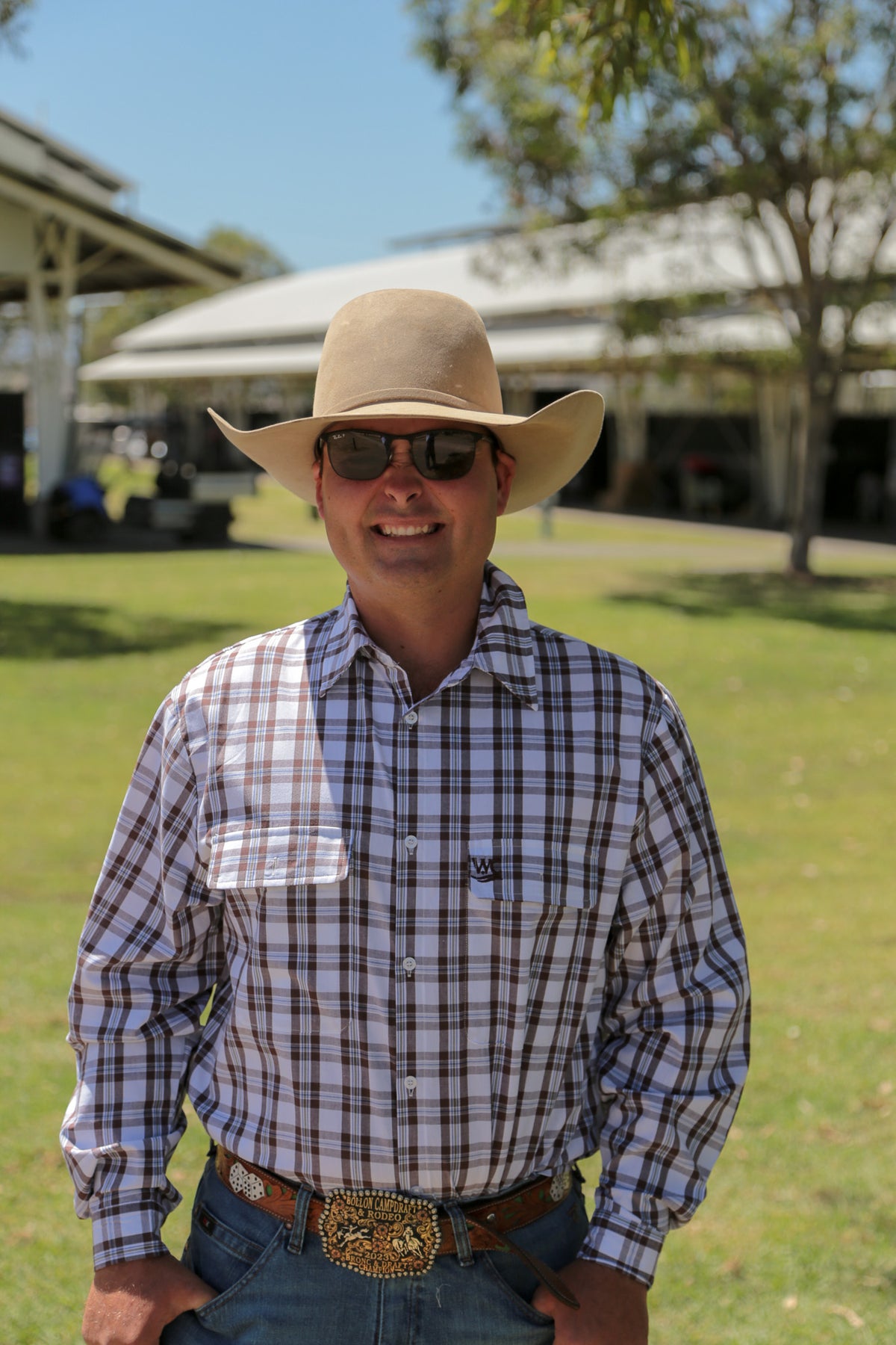 Whiskey Creek - Brown & Blue Plaid