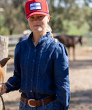 Charlotte Blouse - Navy