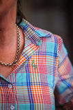 Ivy Shirt - Multi Coloured Check