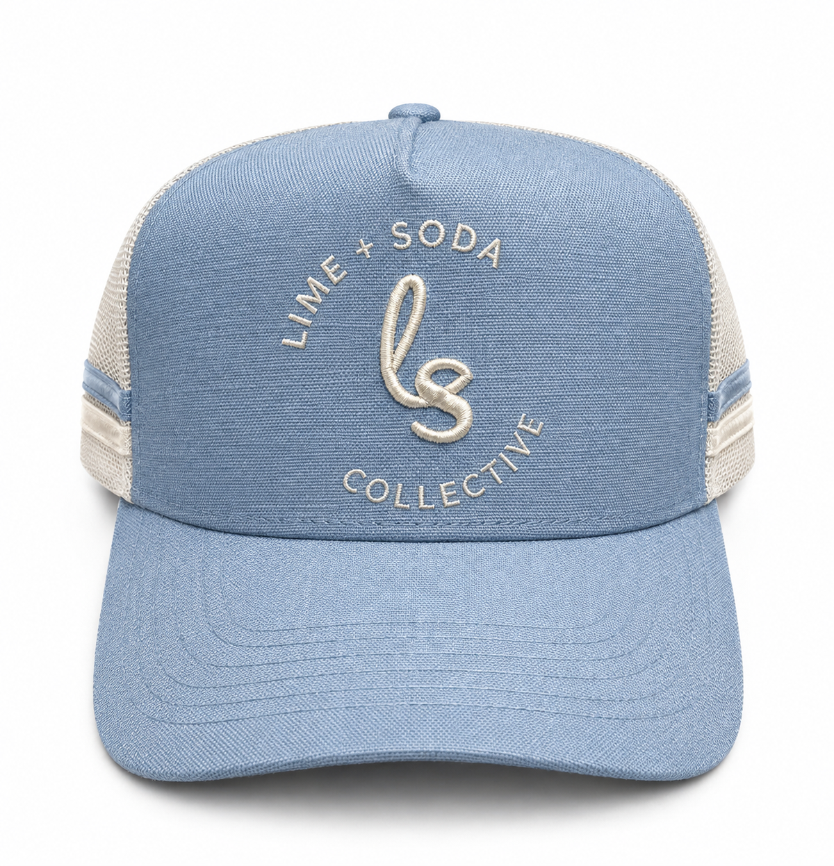 Cap - Light Blue & White