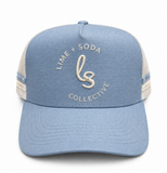 Cap - Light Blue & White