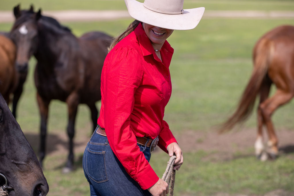 Layla Shirt - Red