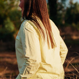 Billie Womens Oversized Cotton Shirt in Sunshine | Boyfriend Fit