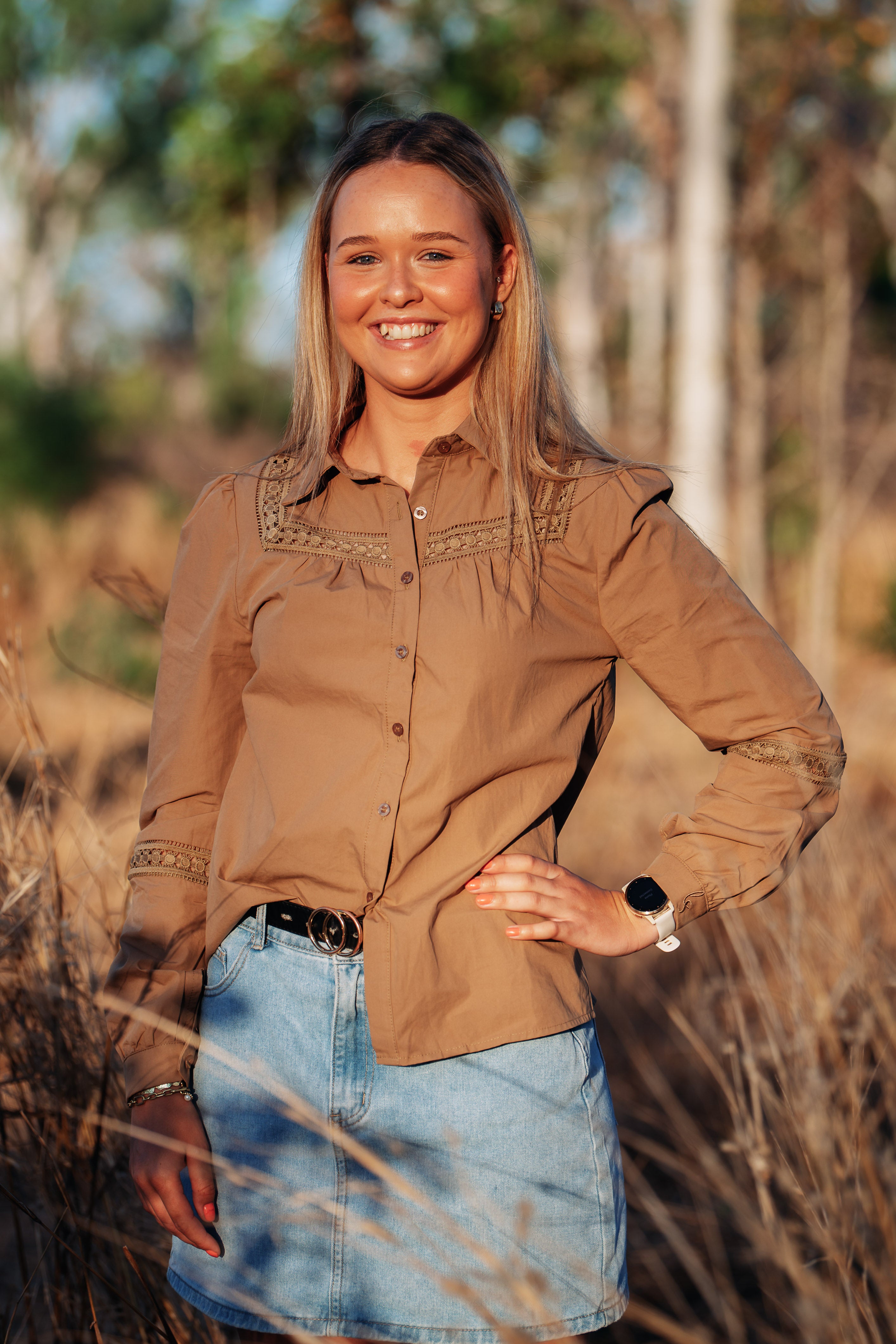 Emily Blouse - Brown