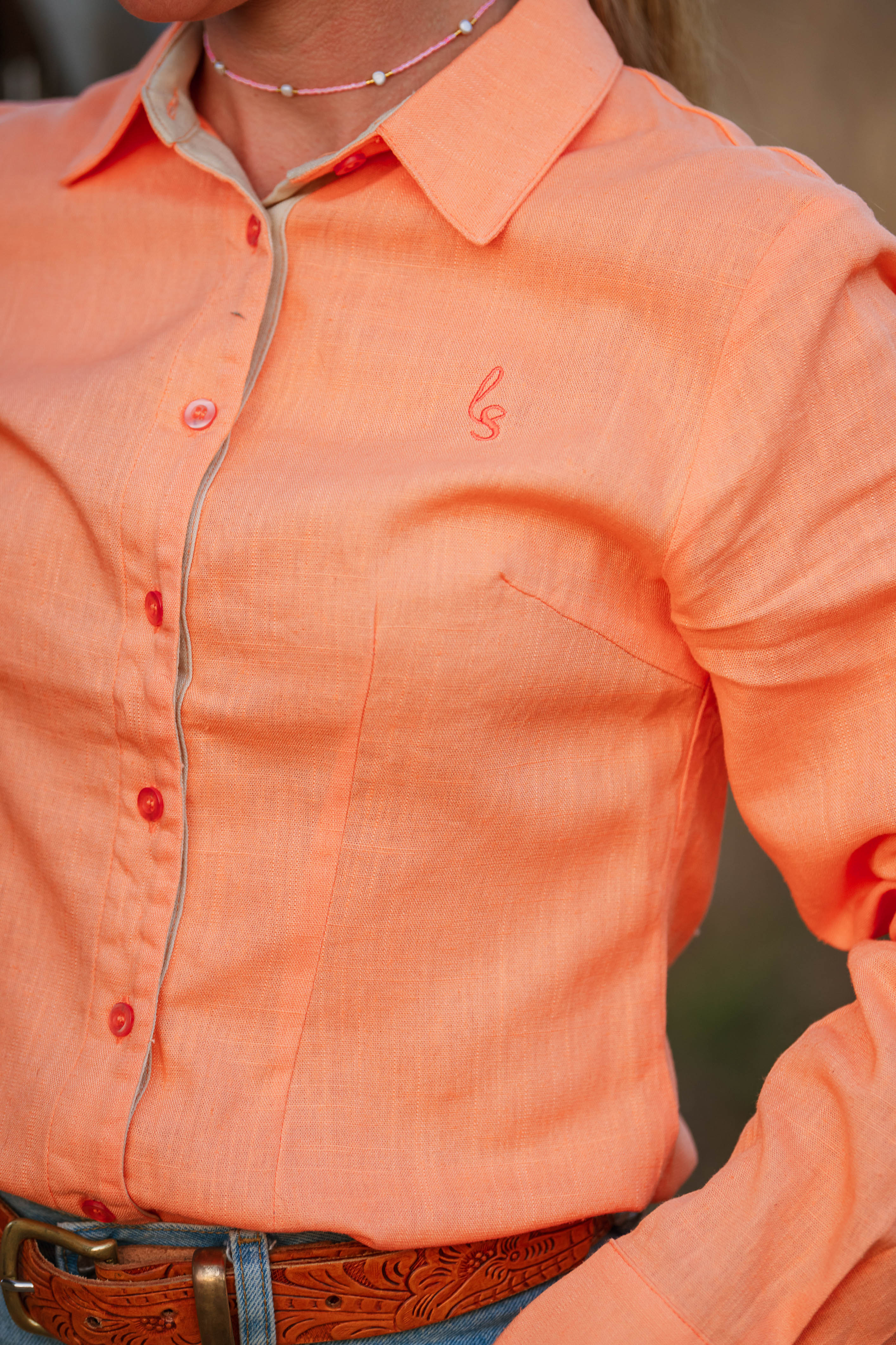 Freya Shirt - Cantaloupe