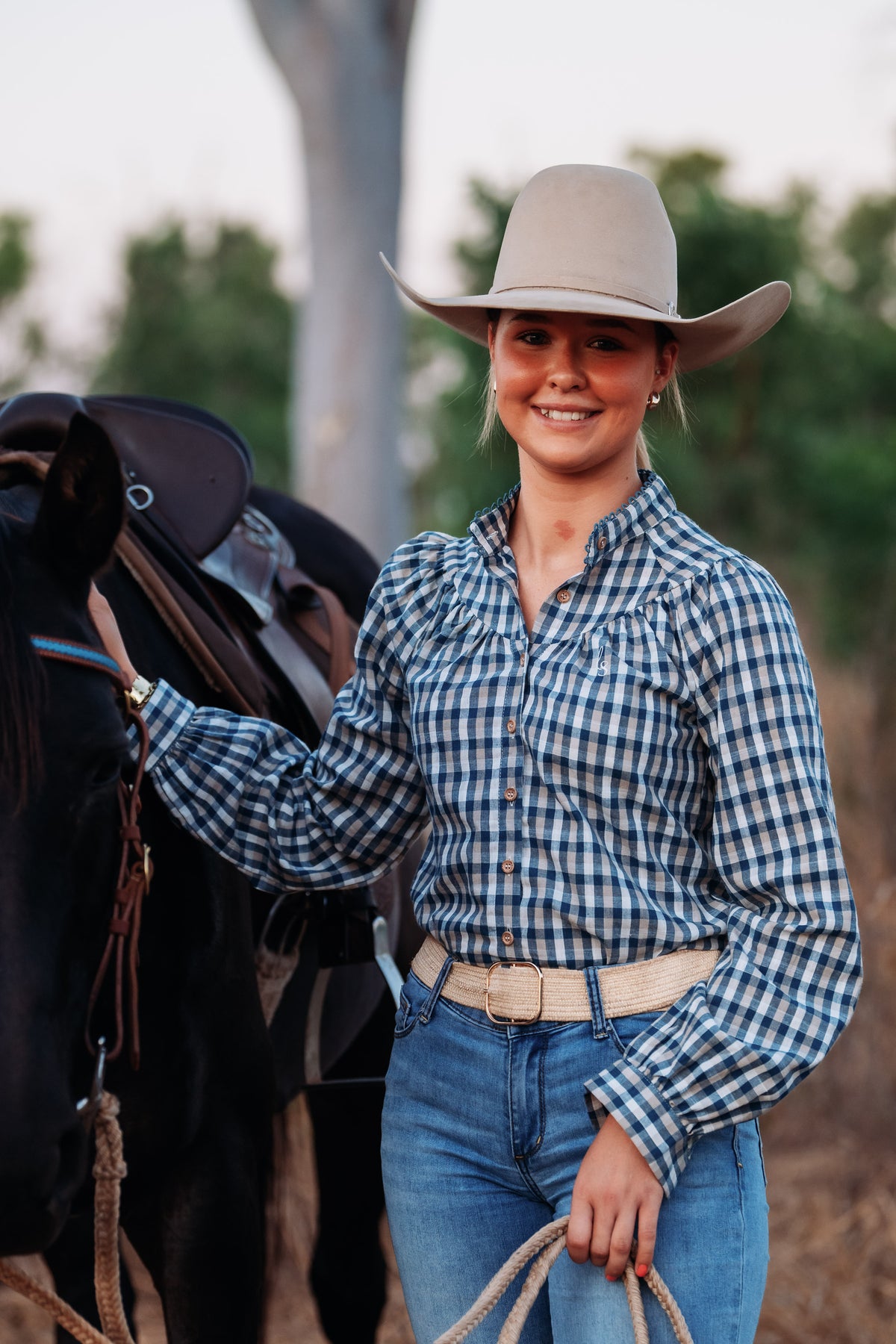 Callie Top - Plaid