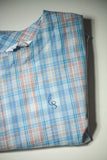 Quinn Blouse – Light Blue Plaid