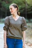 Tess Blouse - Driftwood