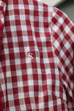 Freya Shirt - Dark Red Gingham