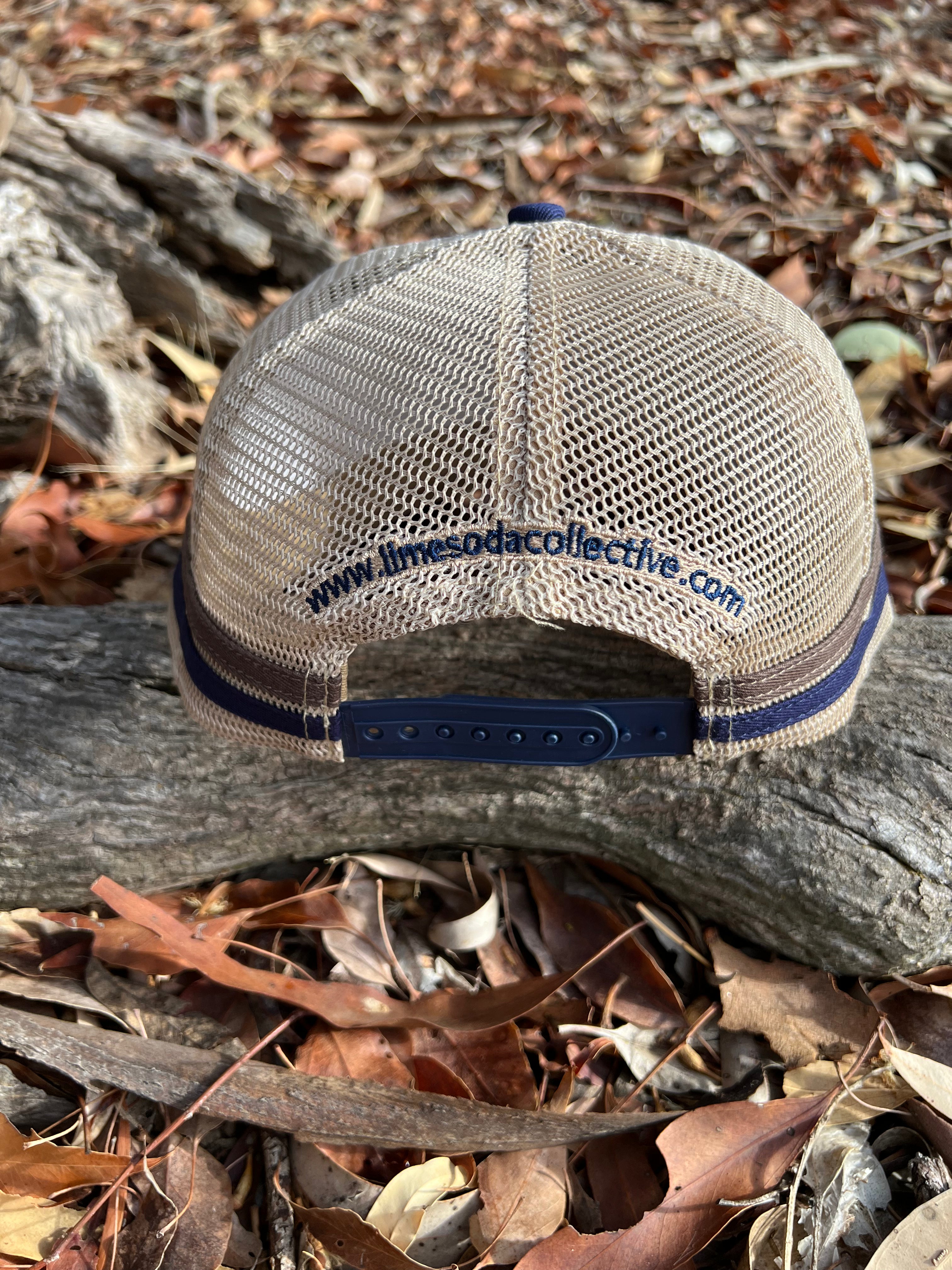 Cap - Navy & Brown