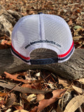 Cap - Navy Red & White