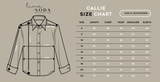 Callie Top - Latte Stripe
