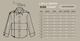 Layla – Women's Denim Shirt | Hidden Bust Closures